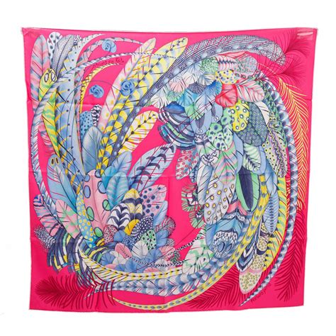 hermes plumes en fete|Scarf of the moment: Plumes en Fête .